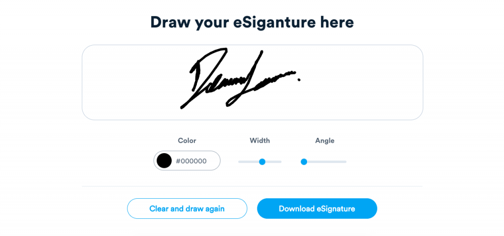 draw-signature-signaturely You can easily draw your signature and download it to use as an online signature for free.